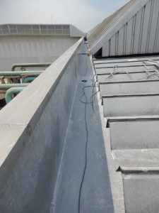 Talang air fibre gutter