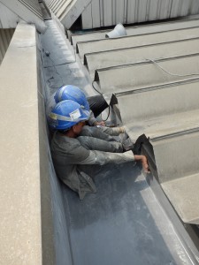 Talang air fibre gutter