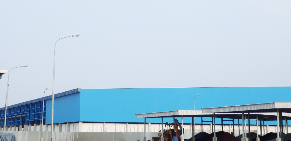 Photo talang air fiberglass dari bawah