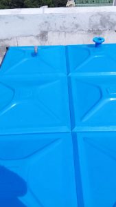 Photo roof tangki panel fiberglass