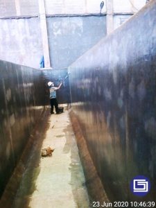 Coating anti-uv dan tutup pori-pori fiberglass untuk tahan lama pelapisan.