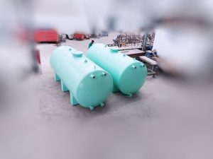 Tangki horizontal fiberglass untuk penyimpanan minyak