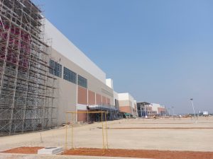 Proyek sedang berjalan di proyek Aeon mall Deltamas cikarang 2023