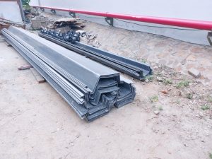 Talang air fiberglass Garuda Jaya tiba di proye,k.
